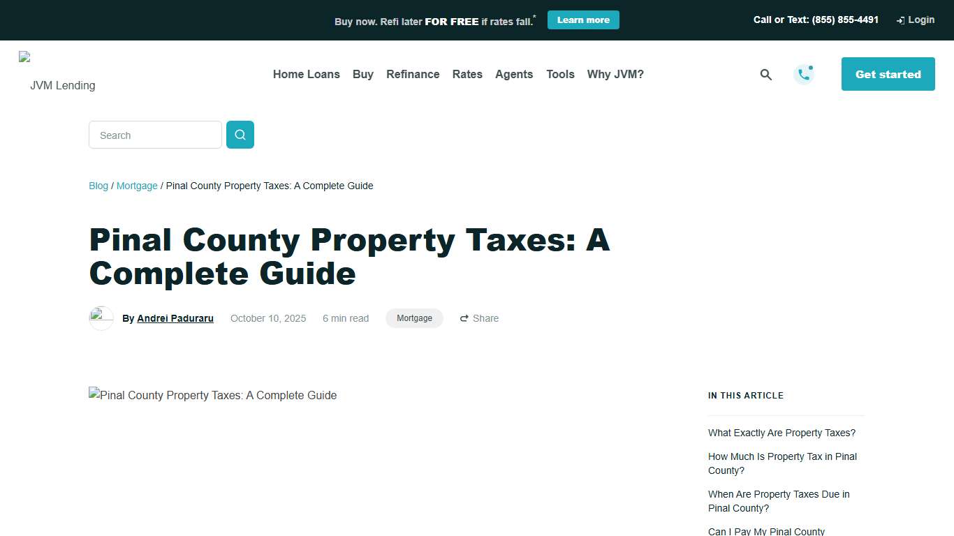 Pinal County Property Taxes: A Complete Guide - JVM Lending